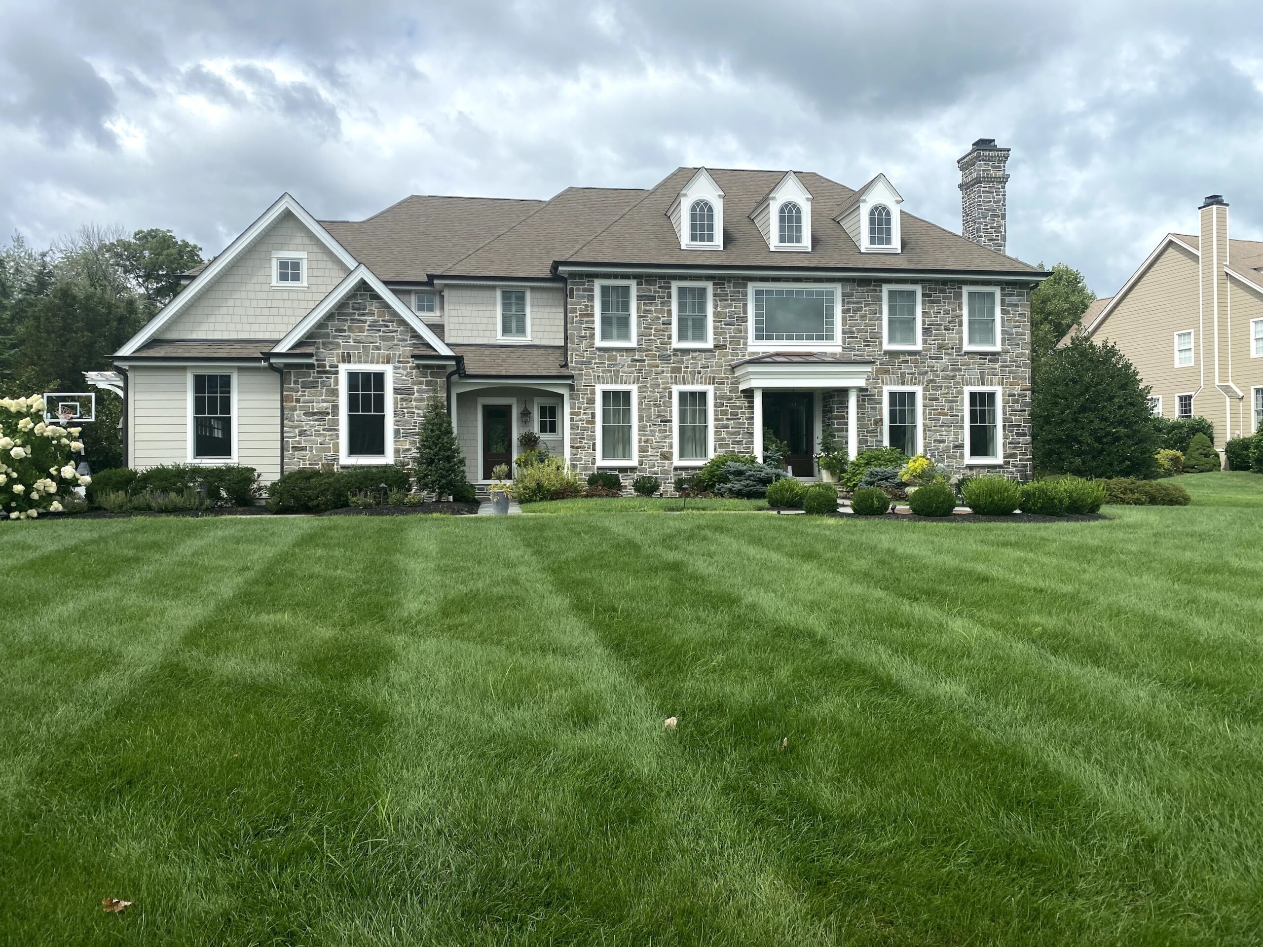 Large home with front yard